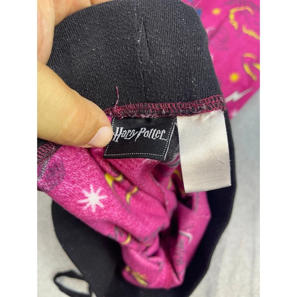 Harry Potter Pajama Pants Girl's S‎ Pink Straight Legs Fantasy Magic Books